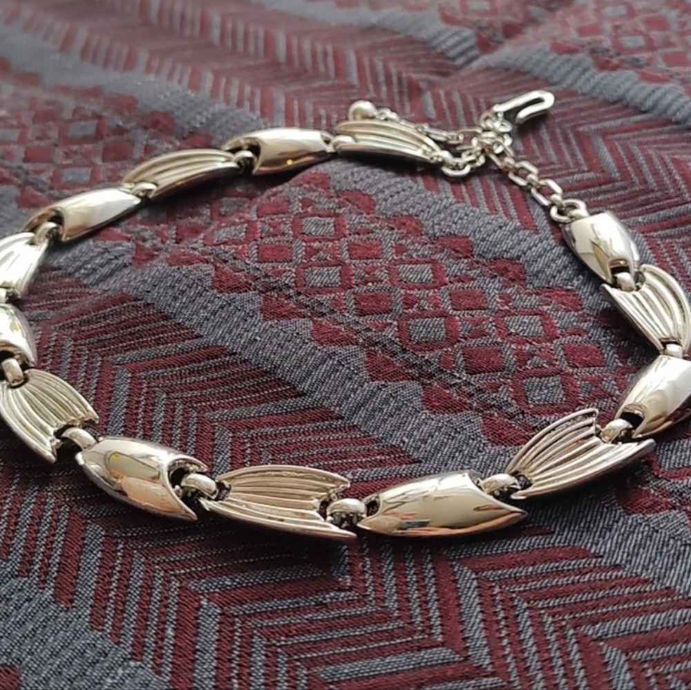 Morticia Addams Bat Choker Halloween Necklace Vintage Trafari - Picture 5 of 12